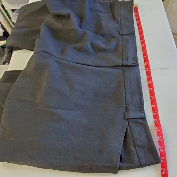 Lane Bryant Wide Leg Cuffed Pants Plus Size 28 Tall Stretch Hi-Rise Trousers NEW - Picture 9 of 12